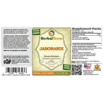 Jaborandi (Pilocarpus Microphyllus) Tincture, Dry Leaf Liquid Extract