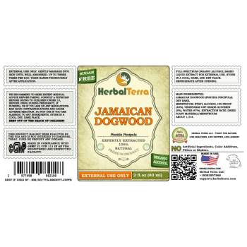 Jamaican Dogwood (Piscidia Piscipula) Tincture, Dried Bark Liquid Extract