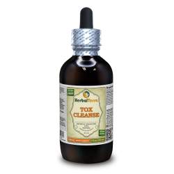 Tox Cleanse Herbal Formula, Flax Seed, Psyllium Husk, Dandelion Root Powder, Burdock Root Powder, Fenugreek Seed Powder Liquid Extract