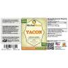 Yacon (Smallanthus Sonchifolius) Tincture, Organic Dried Roots Liquid Extract