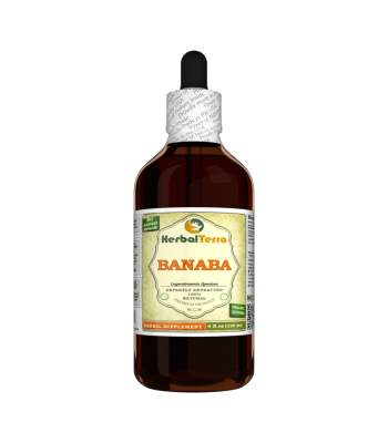 Banaba, Giant Crape-myrtle (Lagerstroemia speciosa) Tincture, Dried Leaf Liquid Extract
