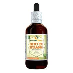 Rehmannia, Shu Di Huang (Rehmannia glutinosa) Tincture, Dried Prepared Root Powder Liquid Extract