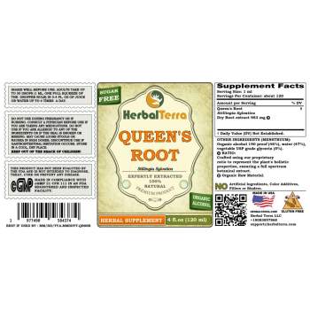 Queen's Root (Stillingia Sylvatica) Tincture, Dried Roots Liquid Extract