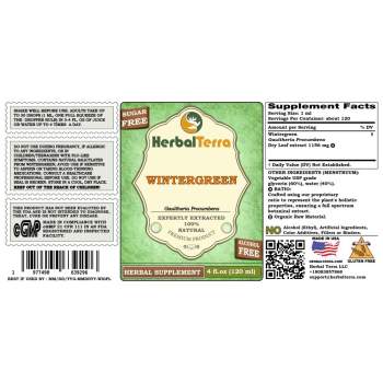 Wintergreen (Gaultheria Procumbens) Tincture, Dried Leaf Powder Liquid Extract