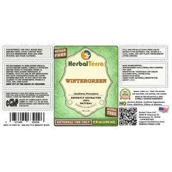 Wintergreen (Gaultheria Procumbens) Tincture, Dried Leaf Powder Liquid Extract