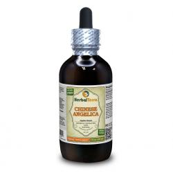 Angelica Chinese (Angelica Sinensis) Tincture, Organic Dried Root Liquid Extract