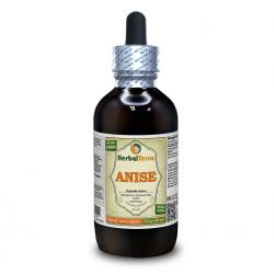 Anise (Pimpinella Anisum) Tincture, Certified Organic Dry Seed Liquid Extract