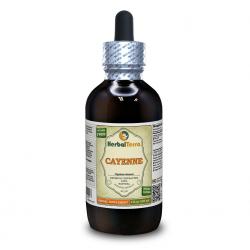 Cayenne (Capsicum Annuum) Tincture, Organic Dried Fruits Liquid Extract