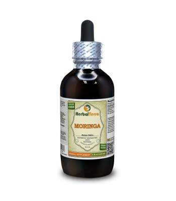 Moringa (Moringa oleifera) Tincture, Dried Leaf Powder Liquid Extract
