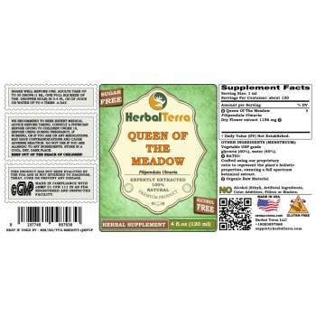 Queen Of The Meadow (Filipendula Ulmaria) Tincture, Dried Herb Liquid Extract