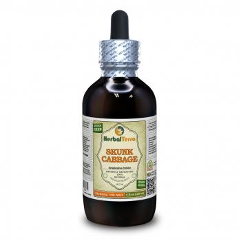 Skunk Cabbage (Symplocarpus Foetidus) Tincture, Dried Roots Liquid Extract