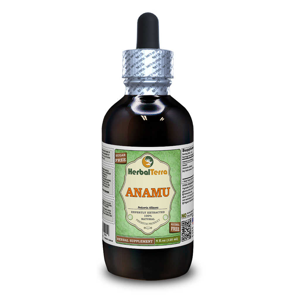 Anamu (Petiveria Alliacea) Tincture Dried Herb Liquid Extract