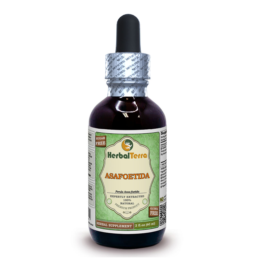 Asafoetida (Ferula Assa-foetida) Tincture, Organic Dried Herb Liquid Extract