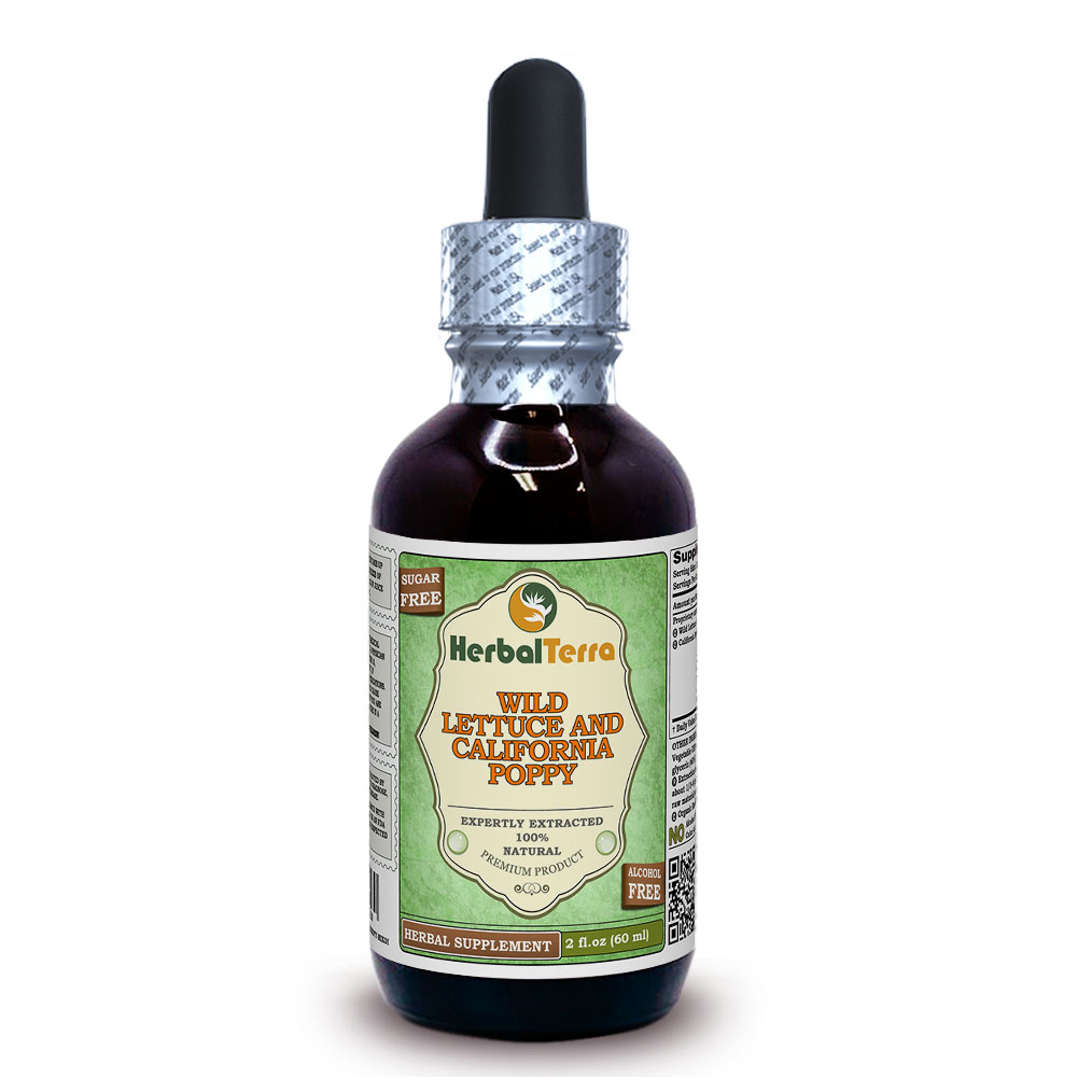 Wild Lettuce And California Poppy Liquid Extract Tincture